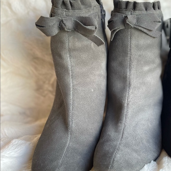 Suede High Heeled Booties - Picture 5 of 9